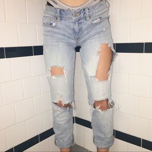 Ripped Boyfriend Jeans